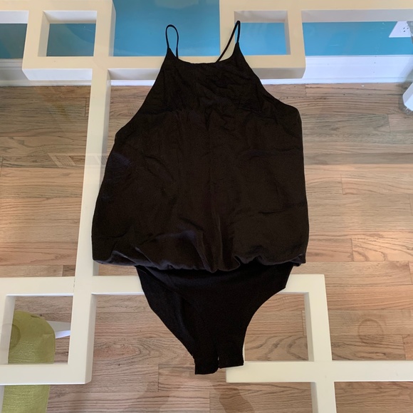 Satin Racer Back Body Suit - Picture 2 of 4